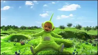 Los Teletubbies diciendo sus nombres
