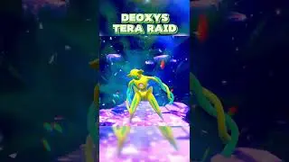 Shiny Deoxys Tera Raid🛸#shorts #shiny #pokemon #gaming #pokemonscarletandviolet