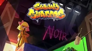 Alone gaming play subway surfers