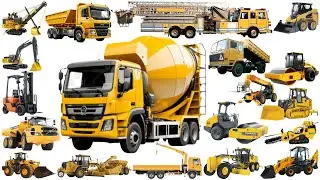 Construction Trucks for Kids | Learn Big Trucks & Truck Sounds 🚜🚚