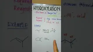 Alkene: Hydroxylation Reaction