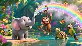 Baby Elephant Trunk Song | Cute Elephant Rhyme for Kids | Nursery Rhymes & Songs for Children