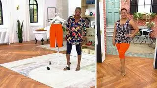 Women with Control Pull-On Pedal Pushers with Pockets on QVC