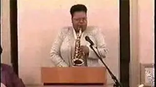 Evangelist Rosie Haynes - Because He Lives (Sax Instr.)