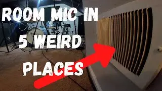Recording Drums with Room Mic in 5 Weird Locations
