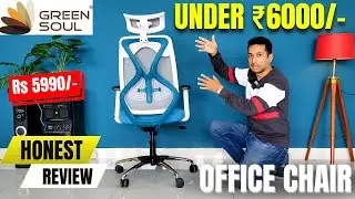 Best ergonomic office chair under 6000 India 2026 🔥 GreenSoul Zodiac Office Chair Unboxing & Review
