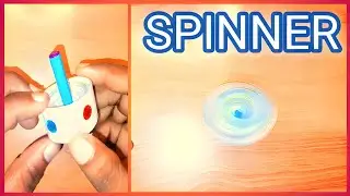 How To Make Paper Spinner | How To Make Paper Spinner Easy |