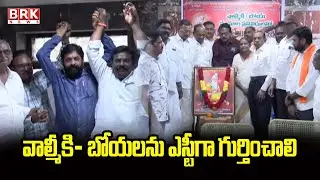 వాల్మీకి- బోయలను ఎస్టీగా గుర్తించాలి | MP Byreddy Shabari about Boya Valmiki Community | BRK News