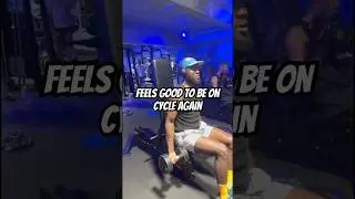 Feels good to be on cycle again energy is high #motivation #likesharesubscribe #hardworkworks #bicep