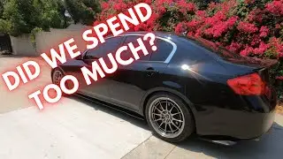 HOW MUCH I SPENT ON MY G37 SEDAN!!