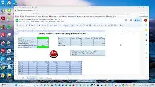 Google Sheets Lottery Number Generator Using Benford's Law