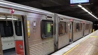 Metro B line to North Hollywood short ride DC Breda 515 on the B line for Christmas
