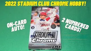 2022 Topps Stadium Club Chrome Baseball Hobby Box Opening Review! Great Product! New Sports Cards!