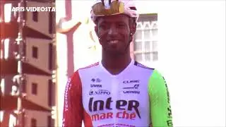 Biniam Girmay and the cycling team Intermarch&eacute;-Wanty @ Lille 3 july juillet 2025 for Tour de France