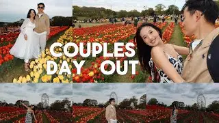 A Colorful Day at the UK Tulip Garden with My Husband || #vlog 🤍