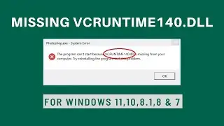 ✔ Vcruntime140.Dll Not Found - Vcruntime140.Dll Vcruntime140.Dll Is Missing