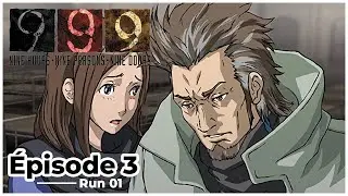 [Let's Play FR] 999: Nine Hours, Nine Persons, Nine Doors (Zero Escape) // Episode 03 - Run 01