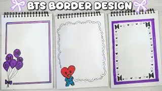 Border Design/Project Work Designs/Assignment front page design/Index Page Design/BTS/BT21 Drawing
