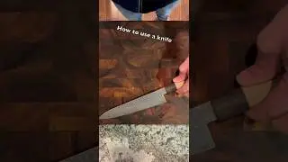 How to use a knife (Safely!) #kitchentips #foodvlog #reallife