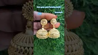 #ONE gram gold forming jimiki @sreefashionjewellery 9524513009