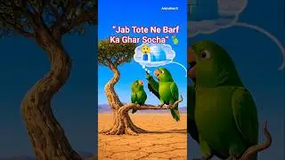 &ldquo;Jab Tote 🦜 Ne Barf 🧊 Ka Ghar 🏠 Socha&rdquo;#ai #parrot #ytstudio