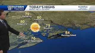 Beautiful fall weather continues for the Savannah area