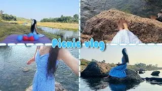 A Cozy Picnic Day 🧺🩵 | Soft Aesthetic Vlog✨🍀