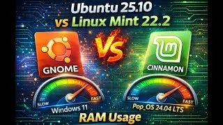 Ubuntu 25.10 vs Linux Mint 22.2 | GNOME vs CINNAMON | RAM Usage