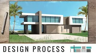 Modern Architecture | Grand Home Schematic Design Process Breakdown