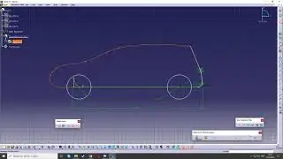 How to design simply body cars in Dassault Systemes CATIA V5 R18  (01/04/2021)