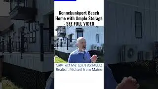 Kennebunkport Beach Home with Ample Storage - SEE FULL VIDEO #realestate #southernmaine #realtor