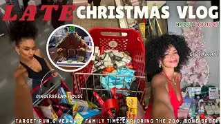 *VLOG* 🎄Christmas shopping🎄 | Target Run | Giveaway | Social Media Rant | Family Time | etc