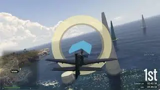 (World Record) GTA 5 Online - AIR RACE: Cayo Perico - Flier Flier WON*