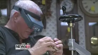 Milford man turns clock making hobby into job
