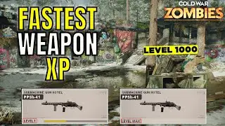 The FASTEST Weapon XP Farming Method in Cold War Zombies - Best Leveling up strat (Cold War)