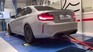 Flame activation on BMW M2 Competition #bmw #bmwm #m2 #m2competition