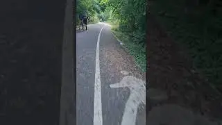riding through soundview trail@ bx
