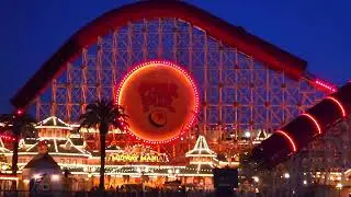 Pixar Pier at Night
