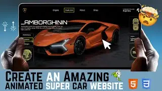 Create a Supercar Website from Scratch | GSAP ScrollTrigger Tutorial | using Html, Css & Javascript