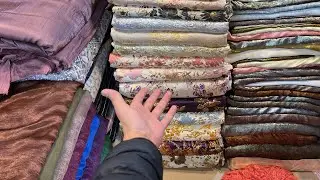 Brocade fabric 👈 | party wear 👈 | ￼ loose fabric 👈#newvideo #design #brocadecrepe #weddingattire 