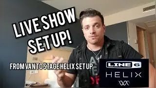 Line 6 Helix - How I Set Up for a Gig! Live from Munich, Germany