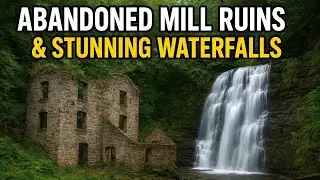 Derbyshires hidden waterfalls and ABANDONED mill valley 
