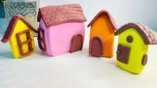 &ldquo;Clay Se Cute Mini Houses 🏠 | Handmade Clay House Making | Satisfying Art Video&rdquo;