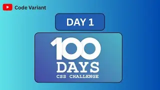 100 Days CSS Challenge – Day 1 | Pure HTML & CSS Logo Design | #coding #csschallenge