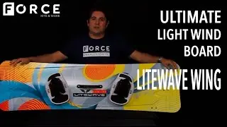 The Ultimate Light Wind Kiteboard - LightWave Carbon Wing