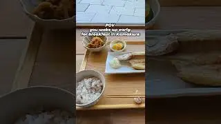 japan travel | pov breakfast