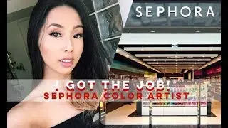 HOW I GOT THE JOB AT SEPHORA! COLOR MAKEUP ARTIST 2018 | @ohdangdanii