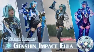Genshin Impact Eula Cosplay Wearing Tutorial｜Lemail Wig