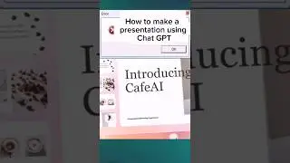 How to make a presentation using Chat GPT 