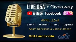 CoralVue Q&A: Owner of Battlecorals Adam Derickson - $1000 Live Coral Giveaway + Coral Growing Tips!